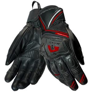 Motociklininko pirštinės Seventy Degrees SD-N30 Mugello juodos ir raudonos spalvos