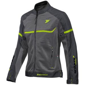 Moteriška motociklininko striukė SEVENTY DEGREES SD-JR30.2 Mojave grey-fluo yellow