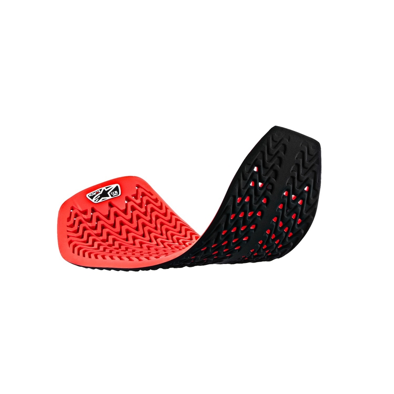 "Alpinestars Nucleon Plasma" pailgintos stuburo apsaugos raudona ir juoda