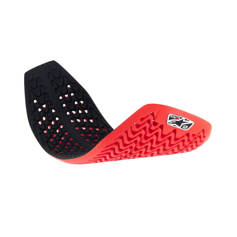 "Alpinestars Nucleon Plasma" pailgintos stuburo apsaugos raudona ir juoda