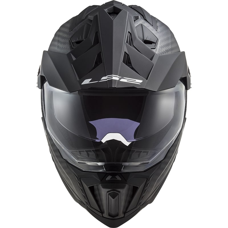 Enduro přilba LS2 MX701 Explorer C Solid Carbon černá matná - II. jakost