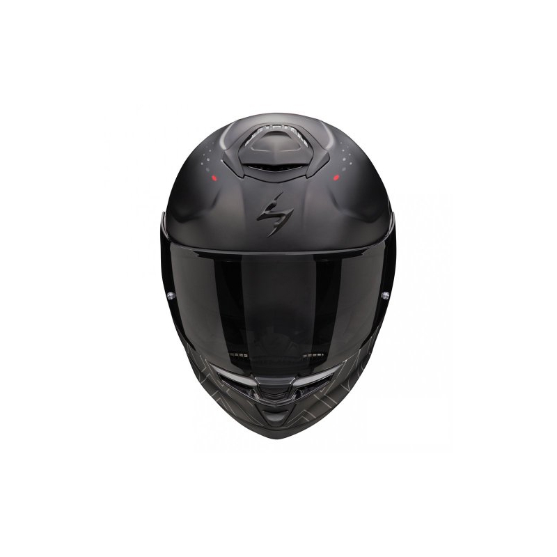 Integrální helma na motorku Scorpion EXO-GT SP AIR TECHLANE černo-šedo-červená výprodej