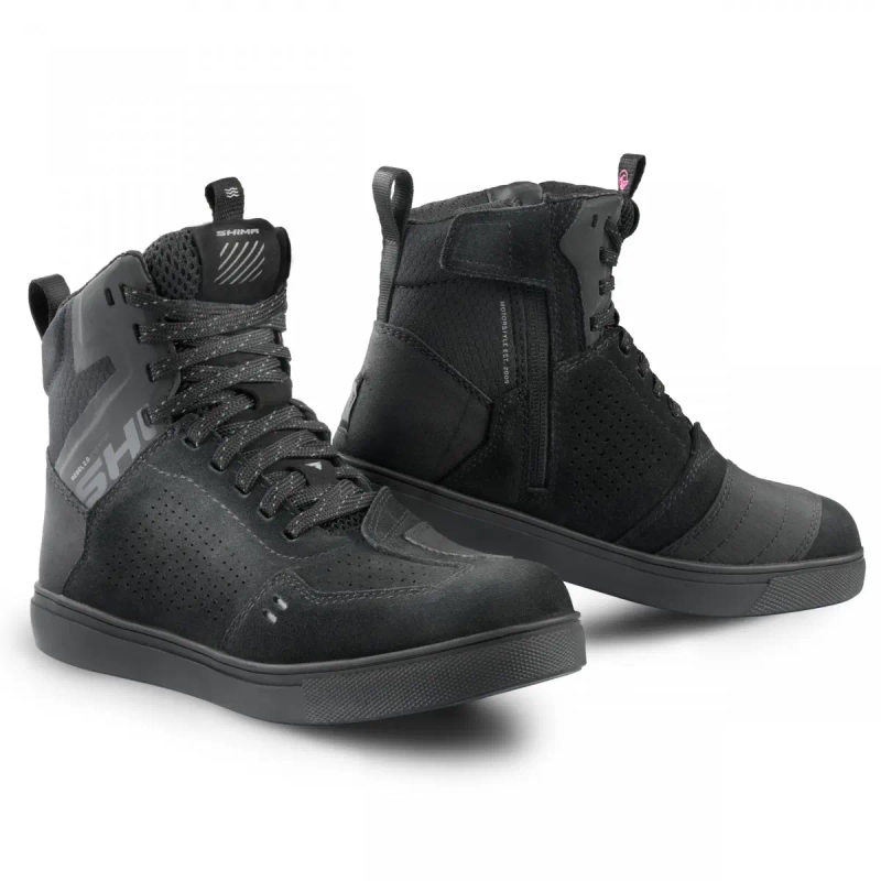 Moteriški motociklininko batai Shima Rebel 2.0 Vent Black