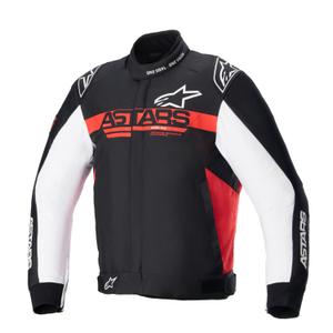 Alpinestars Monza Sport juoda, raudona ir balta motociklininko striukė