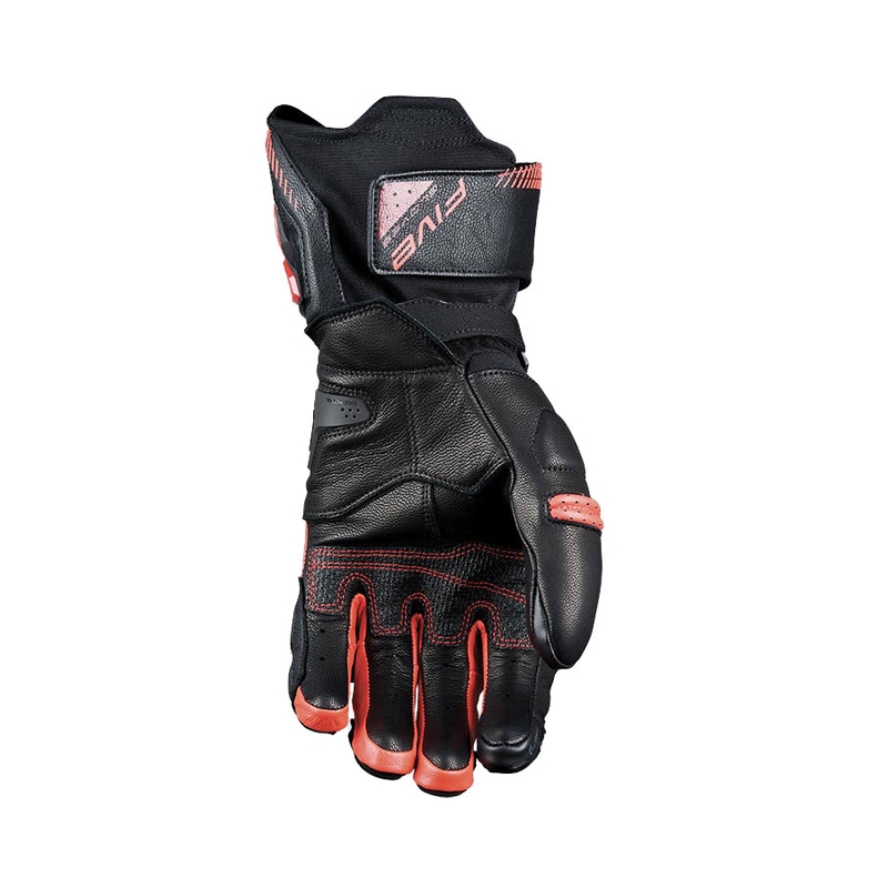 Rukavice na motorku FIVE RFX3 EVO černo-fluo červené