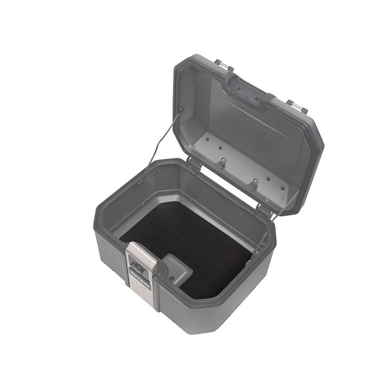 Aliumininis viršutinis dėklas motociklui SHAD Terra TR48 BLACK EDITION - II. kokybė išpardavimas