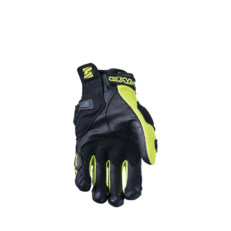 Motociklininko pirštinės FIVE SF3 juoda-fluo geltona