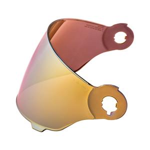 "Cassida Plexi for Fibre" šalmų veidrodinis auksas