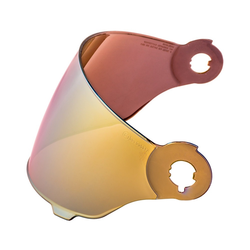 "Cassida Plexi for Fibre" šalmų veidrodinis auksas