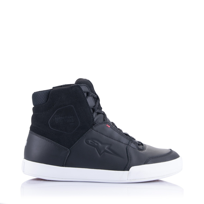 "Alpinestars" moterų "Stella Chrome Drystar" juodos, baltos ir rožinės spalvų motociklininkų batai