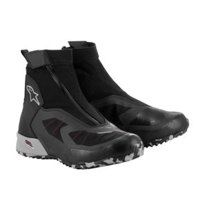 "Alpinestars CR-8 Gore-Tex" juodai pilkai raudoni motociklininko batai