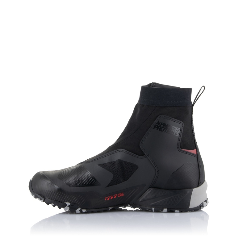 "Alpinestars CR-8 Gore-Tex" juodai pilkai raudoni motociklininko batai