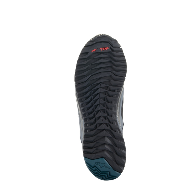 "Alpinestars CR-8 Gore-Tex" juodai pilkai mėlyni motociklininko batai