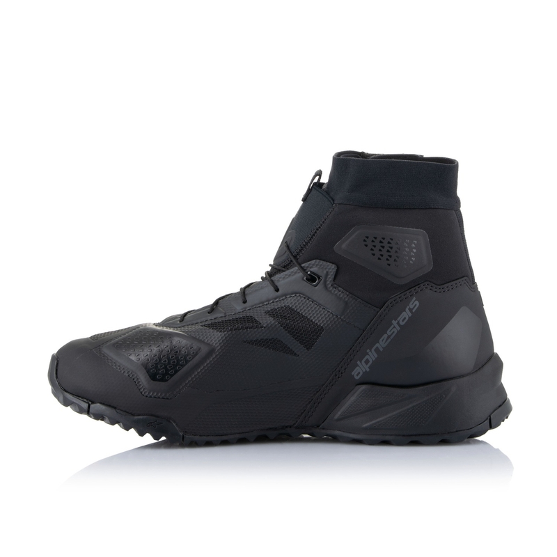 Alpinestars CR-1 juodi ir tamsiai pilki motociklininko batai