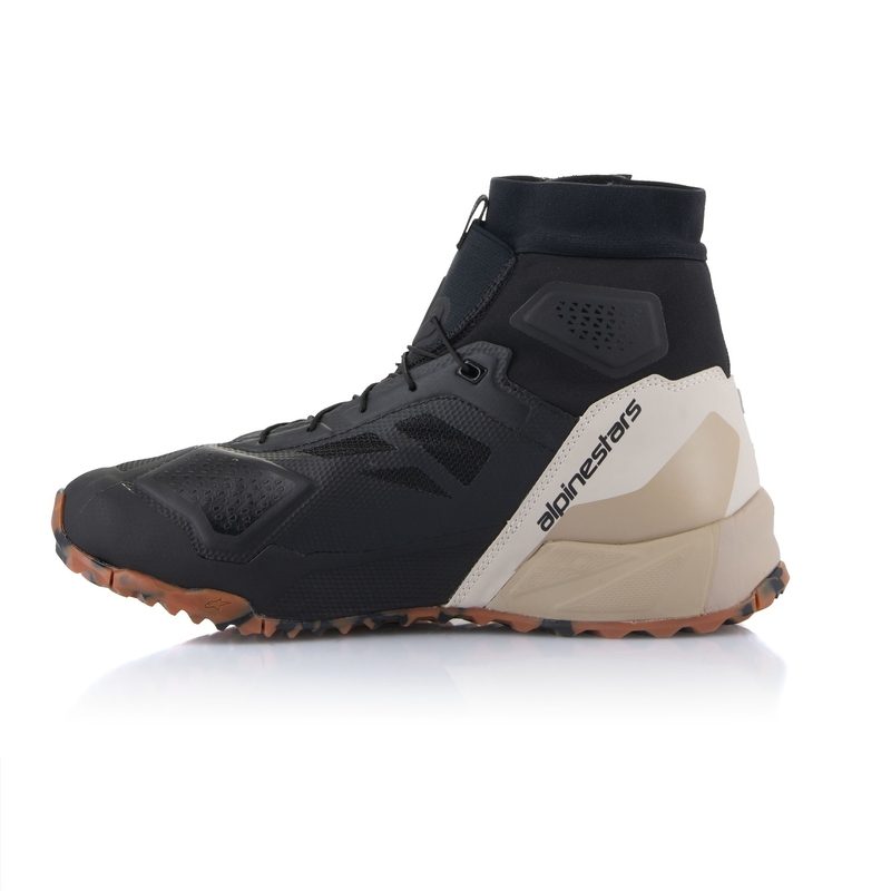 Alpinestars CR-1 juodos ir šviesiai rudos spalvos motociklininko batai