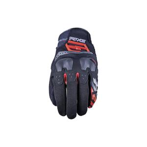 Motociklininko pirštinės FIVE TFX4 juoda-raudona