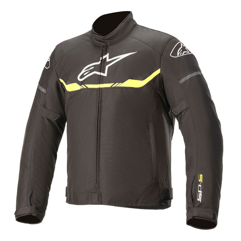 Bunda na motorku Alpinestars T-SPS Waterproof černo-fluo žlutá