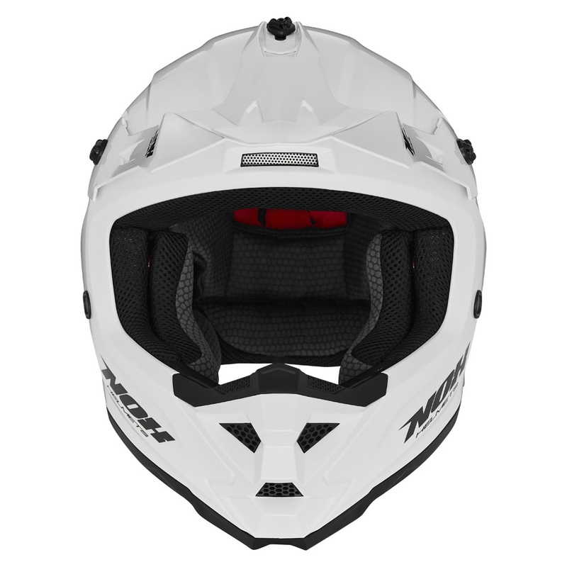 Vaikiškas motokroso šalmas NOX N761 MX baltas