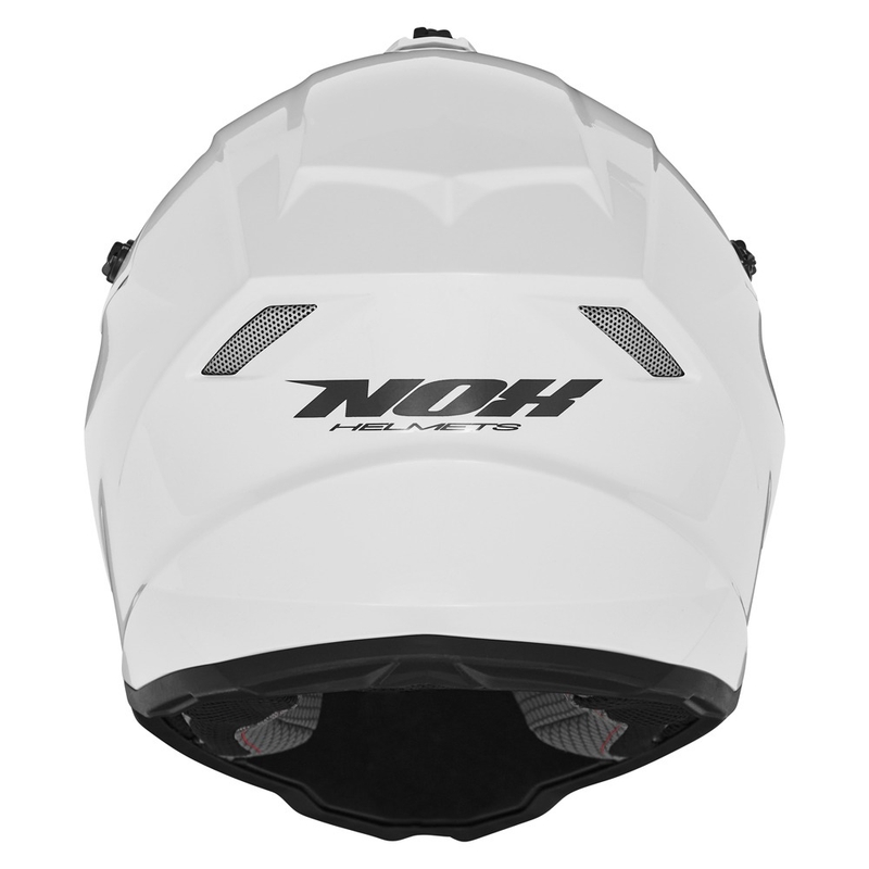 Vaikiškas motokroso šalmas NOX N761 MX baltas