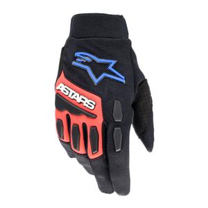 Alpinestars Full Bore XT motokroso pirštinės juodos-raudonos-mėlynos-baltos