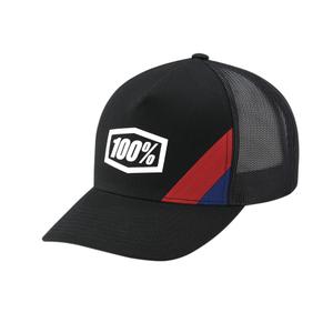 100% Cornestone X-Fit Trucker kepurė juoda