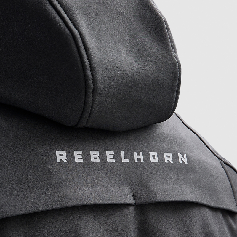 Softshell motociklininko striukė Rebelhorn Slash Black