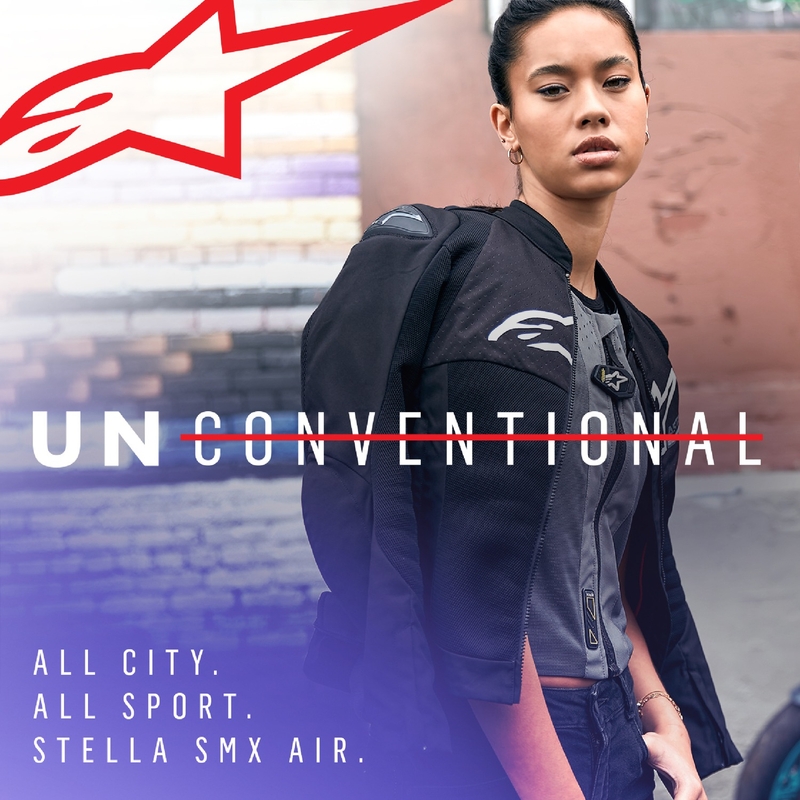 "Alpinestars Stella SMX Air" moteriška motociklininko striukė Black