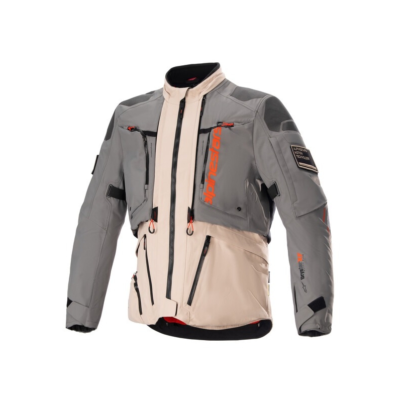 Alpinestars AMT-10R Drystar XF motociklininko striukė smėlio-juoda-rožinė