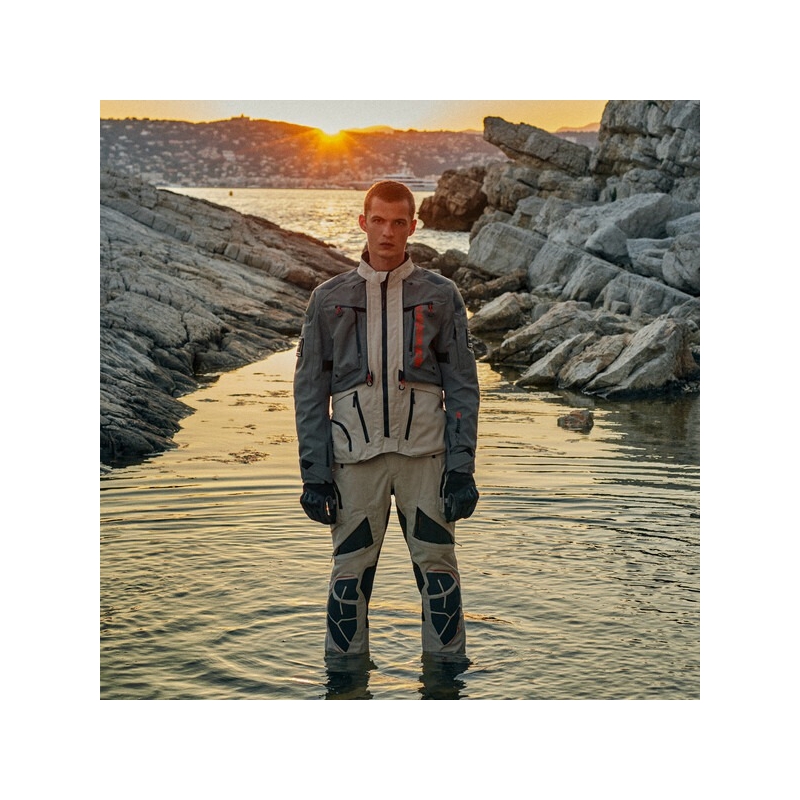 Alpinestars AMT-10R Drystar XF motociklininko striukė smėlio-juoda-rožinė