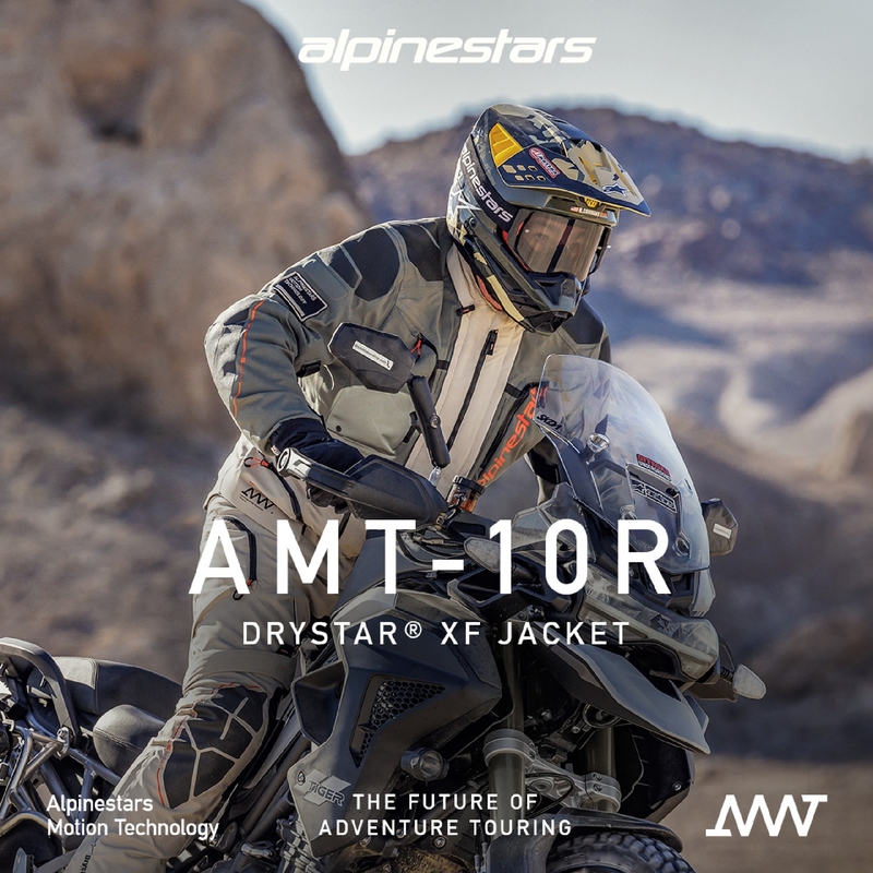 Alpinestars AMT-10R Drystar XF motociklininko striukė smėlio-juoda-rožinė