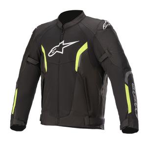 Alpinestars AST Air Tech-Air 5 suderinama juoda-fluo geltona motociklininko striukė