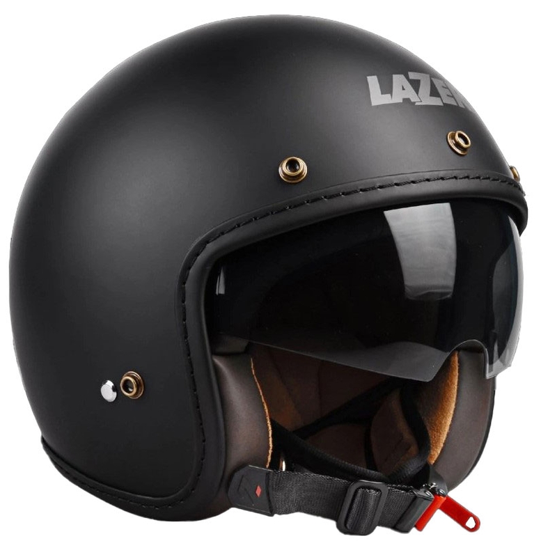 Lazer Mambo Evo Z-Line atviras motociklininko šalmas juodas matinis išpardavimas