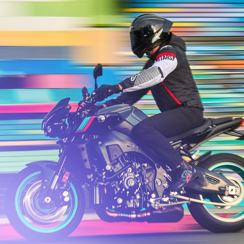 Alpinestars Zaca Air neperšlampama motociklininko striukė juoda-balta-fluo raudona