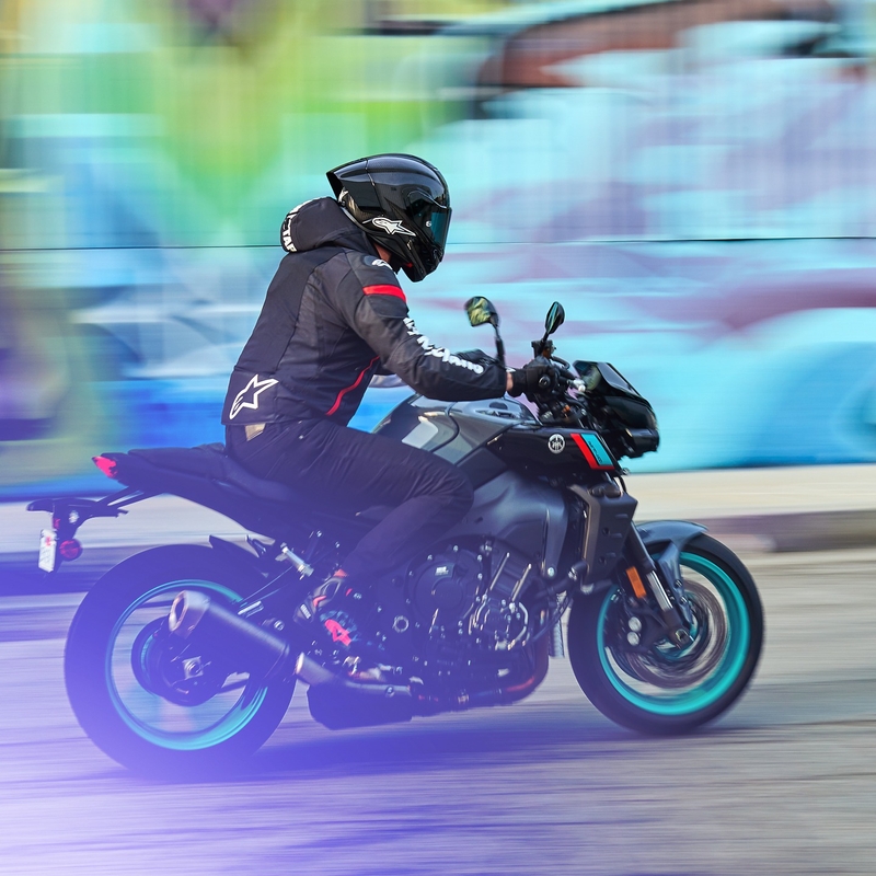 Alpinestars Zaca Air neperšlampama motociklininko striukė juoda-balta-fluo raudona