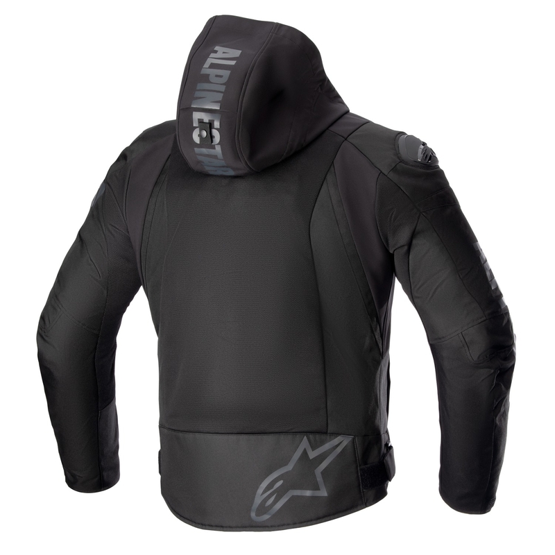 Alpinestars Zaca Air neperšlampama juoda motociklininko striukė