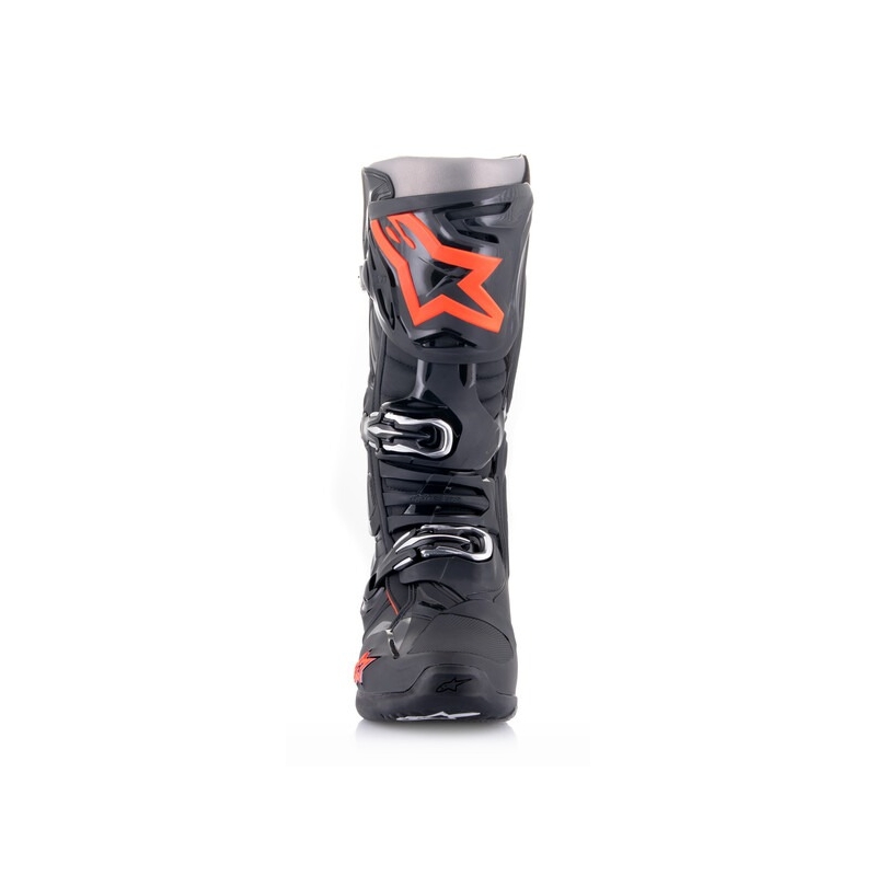 Alpinestars Tech 10 black-fluo red-grey motociklininko batai