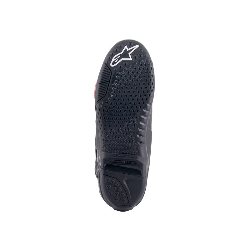 Alpinestars Tech 10 black-fluo red-grey motociklininko batai