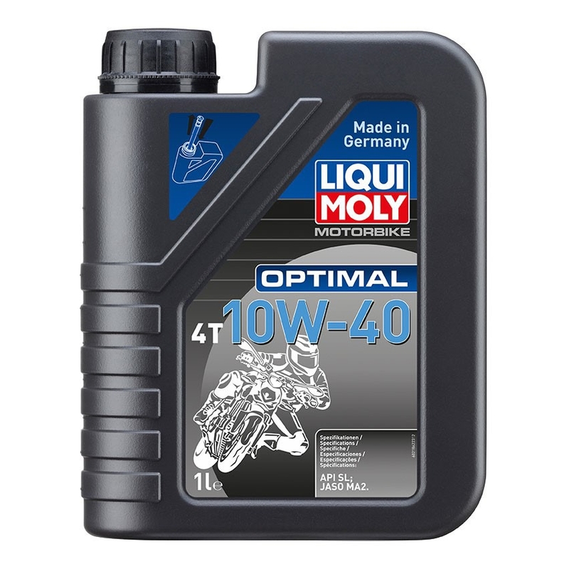 Mineralinė variklinė alyva LIQUI MOLY Motorbike 4T 10W40 Optimal 1 l