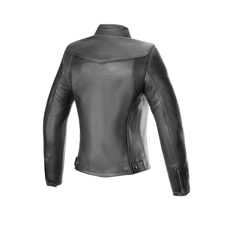 "Alpinestars" moterų "Ory" juoda odinė motociklo striukė