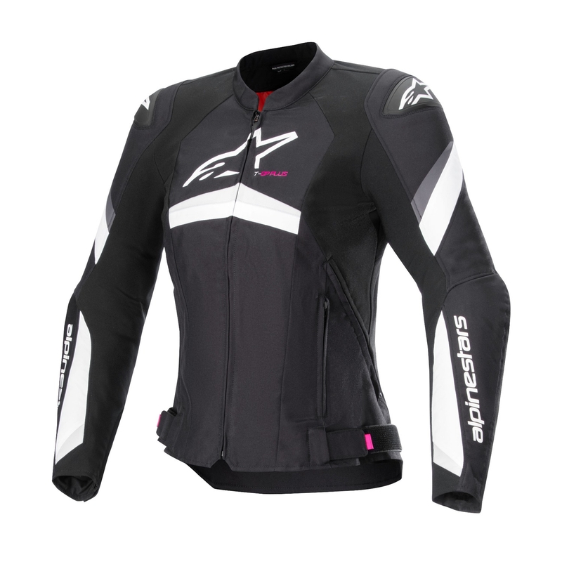 "Alpinestars" moterų striukė Stella T-GP PLUS R 4 Juodai balta motociklo striukė