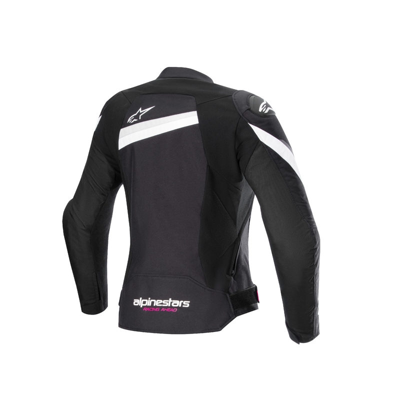 "Alpinestars" moterų striukė Stella T-GP PLUS R 4 Juodai balta motociklo striukė