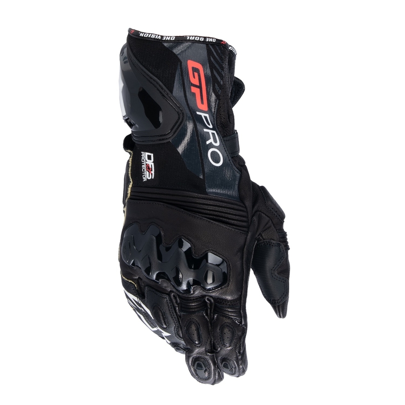 Alpinestars GP PRO R 4 motociklininko pirštinės juodos spalvos