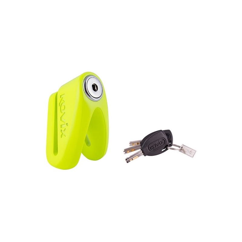 Diskinių stabdžių užraktas KOVIX KVC/Z1 fluo geltonos spalvos