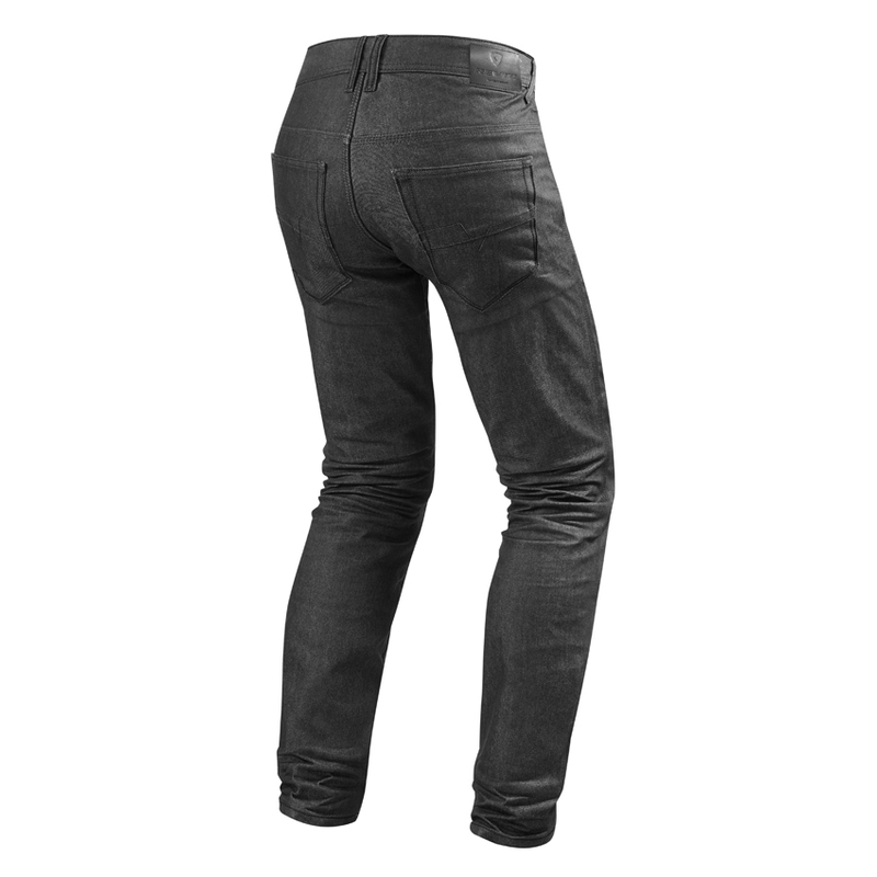 Jeansy na motorku Revit Lombard 2 RF tmavě šedé zkrácené výprodej