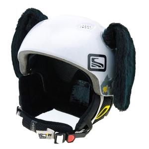 Šalmo ausys Šuo juodas