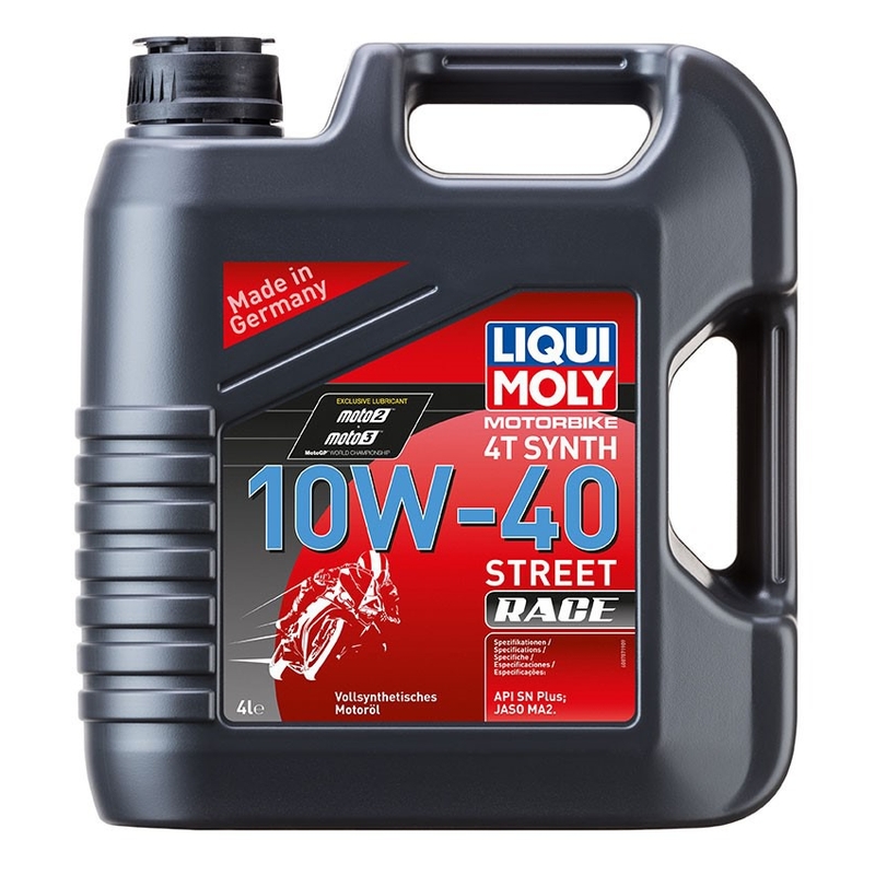 LIQUI MOLY Motorbike 4T 10W40 Street race 4 l sintetinė variklinė alyva