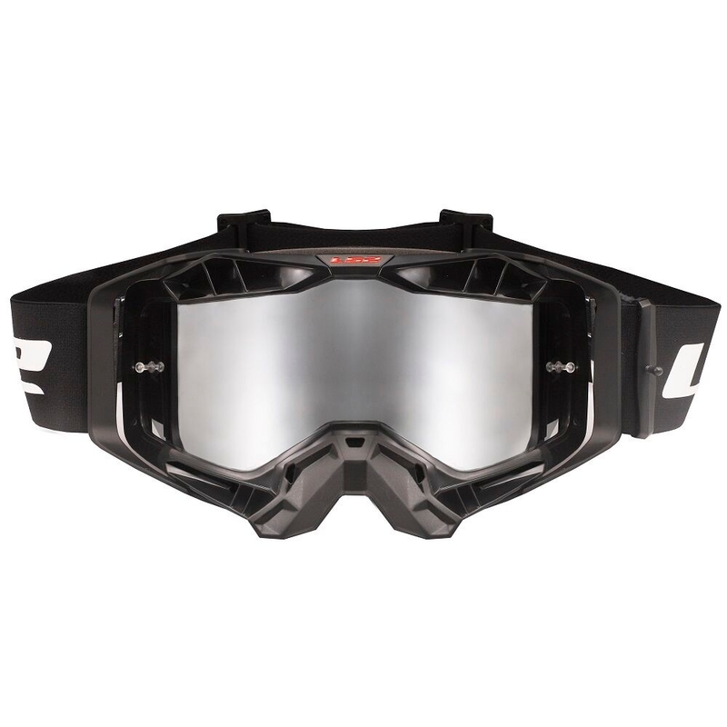 Motokroso akiniai LS2 Aura PRO black iridium plexi