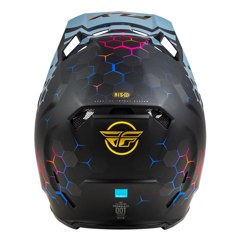 Motokroso šalmas FLY Racing Formula CC Tektonic juodai pilkas