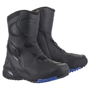 Alpinestars RT-8 GORE-TEX juodos ir mėlynos spalvos motociklininko batai