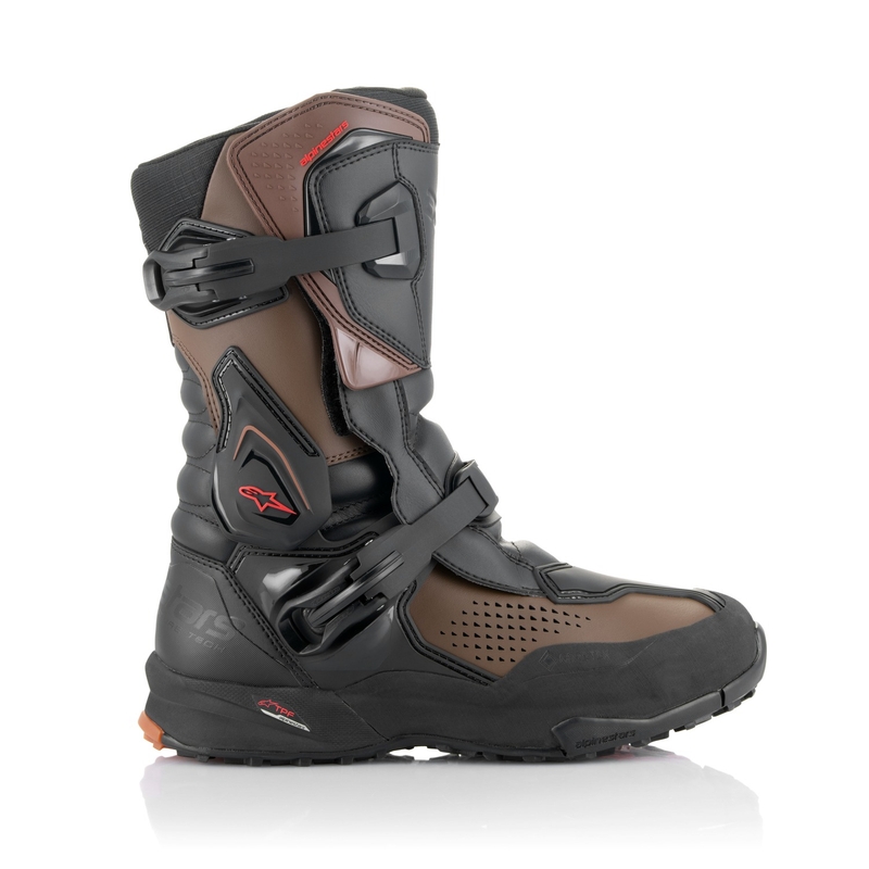 Alpinestars XT-8 GORE-TEX juodos ir rudos spalvos motociklininko batai